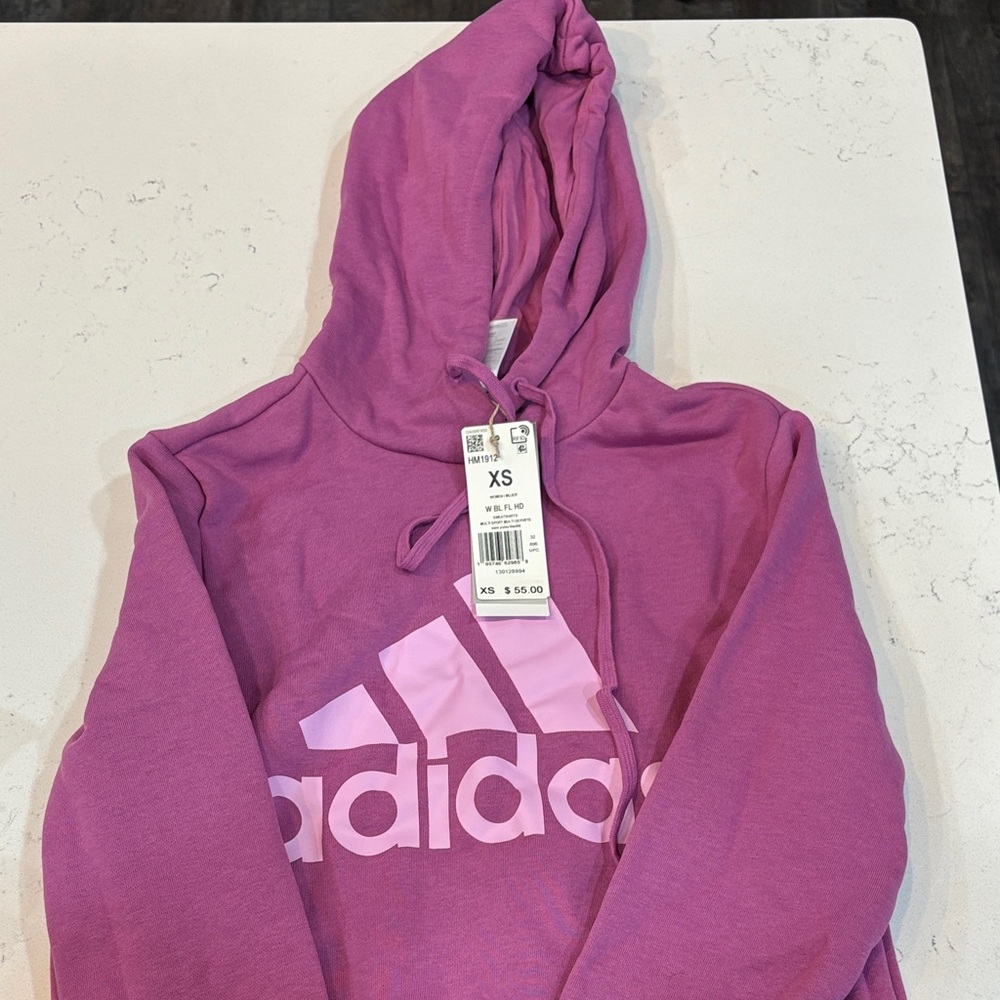 Adidas Lavender Pullover Hoodie